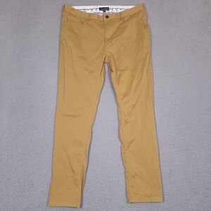 TR Premium Menswear Size 36x31 Brown Tan Chino Pants‎ Straight Leg Trousers